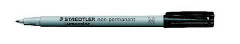 Folienstift Lumocolor M schwar STAEDTLER 315-9 nonperm.