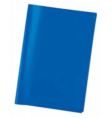 Heftschoner A4 transp.dkl.blau HERMA 7493 Plastik
