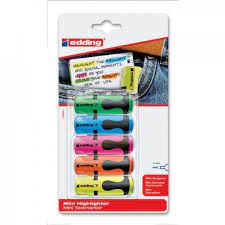 Textmarkeretui highlighter min EDDING 4-7-5-1999