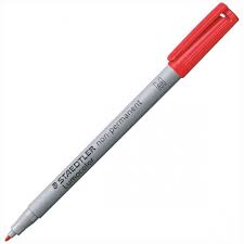 Folienstift Lumocolor M rot STAEDTLER 315-2 nonperm.