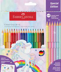 Farbstiftetui 18+6ST Colour Gr FABER CASTELL 201543 Einhorn
