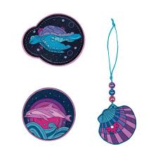 DerDieDas Wechselbuttons, 2tlg. Deep Ocean D841100101163