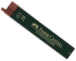 Feinmine SuperPolymer 2B  0.5 FABER CASTELL 120502 12St