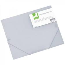 Gummizugmappe A4 transp. Q-CONNECT KF02315