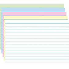 Karteikarte A7 5farb. liniert RNK 115079 100ST