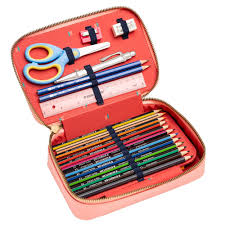 Jeune Premier Pencil Box Filled / gefülltes Mäppchen Jewellery Box Pink Pf024213