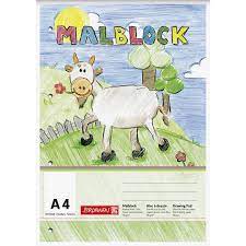 Malblock A4 100Bl gelocht Malbl A4 70g 100Bl g