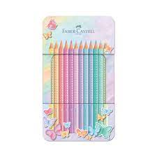 Farbstiftetui 12ST Sparkle Pas FABER CASTELL 201910 im Metall