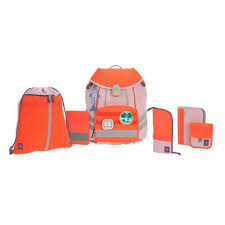 Lässig Schulranzen Set Rose / neon orange 1205008781