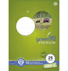 Heft LIN25 A4 16 Blatt 9mm lin STAUFEN PREMIO 040782025 mit R