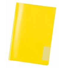 Heftschoner A4 transp.gelb HERMA 7491 Plastik
