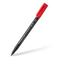 Folienstift Lumocolor M rot STAEDTLER 317-2 permanent