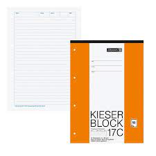 Block A4 Kieserblock liniert 5 Lin21 10-42927