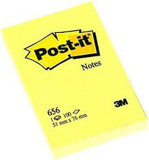 Haftnotizblock 51x76mm gelb POST IT 656  100Bl