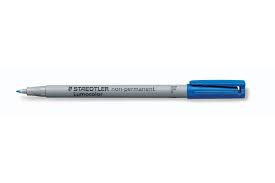 Folienstift Lumocolor F blau STAEDTLER 316-3 nonperm.