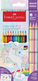 Farbstiftetui 10+3ST Colour Gr FABER CASTELL 201542 Einhorn