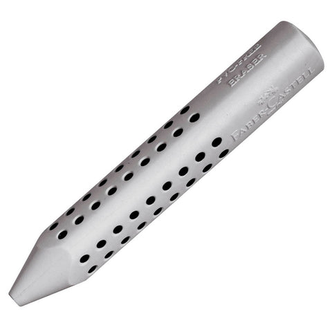Radierer Grip 2001 silber FABER CASTELL 187100