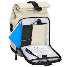 Eoto Rucksack "Dual5", Creme Beige 00214807