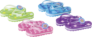 Radierer FlipFlops 4Farben sor Radierer FlipFlops