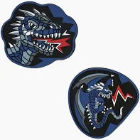 DerDieDas Wechselbuttons, 2tlg. Dark Dragon D841100119600